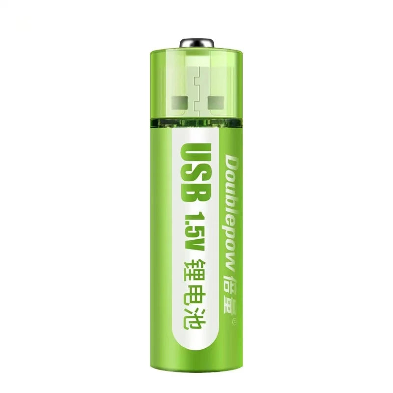usb rechargeable battery set AA 1.5V 1400mwh constant voltage fast charging lithium battery