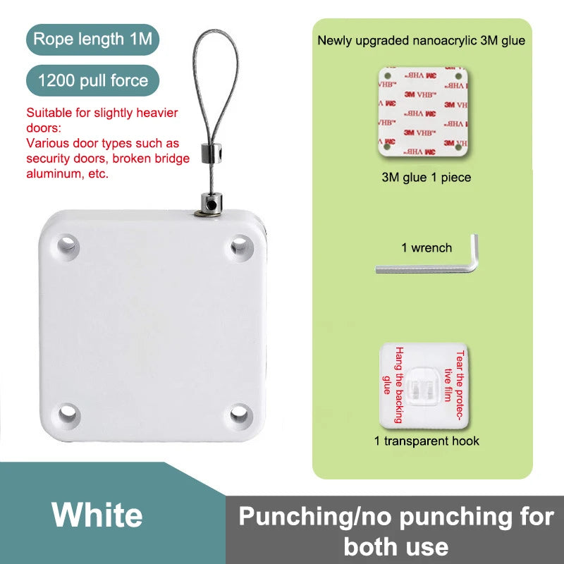 Smart door closer, guaranteed pulling power and comfort.