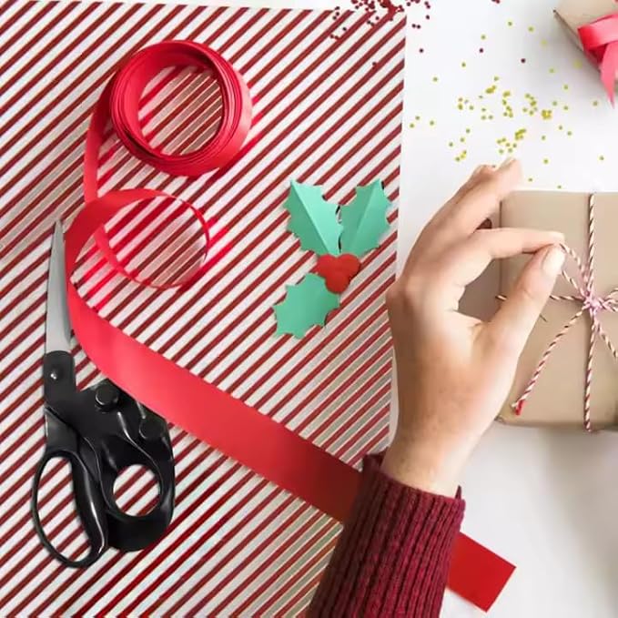 Instantly perfect cuts with smart laser scissors! Professional, ergonomic, and laser-guided for effortless straight cutting. The ideal tool for crafts, sewing, DIY, and gift-giving, with professional precision in every cut.