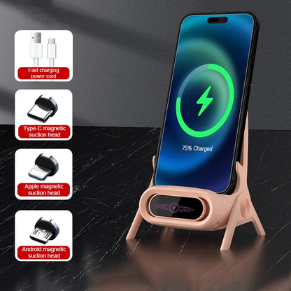 Magnetic Desktop Wireless Charger, Fast and Stylish