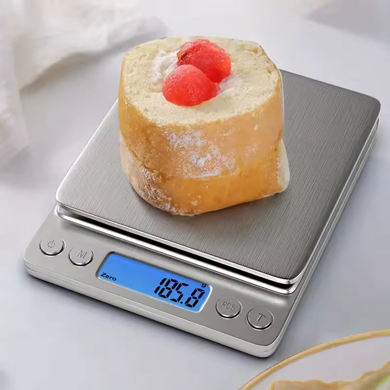 Mini Digital Scale, Professional Precision, Perfect Measurement in Seconds, perfect for weighing food or jewelry.