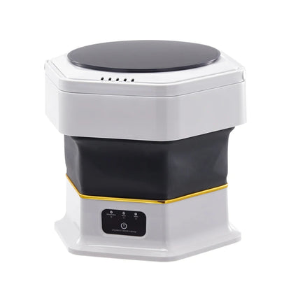 Compact, powerful, foldable, and ready-for-anything mini washing machine, 2-in-1 portable washing machine.