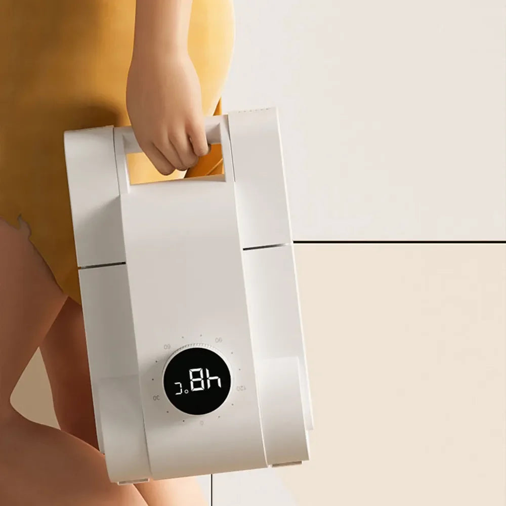 360° Smart Shoe Dryer, eliminates moisture, bacteria and odors in minutes.