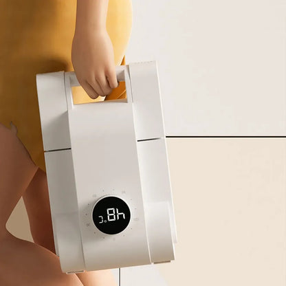 360° Smart Shoe Dryer, eliminates moisture, bacteria and odors in minutes.