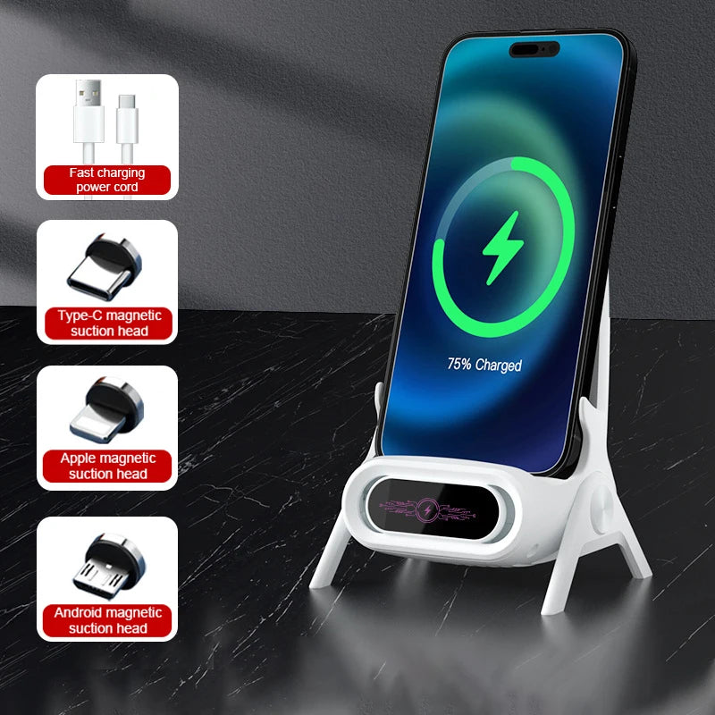 Magnetic Desktop Wireless Charger, Fast and Stylish