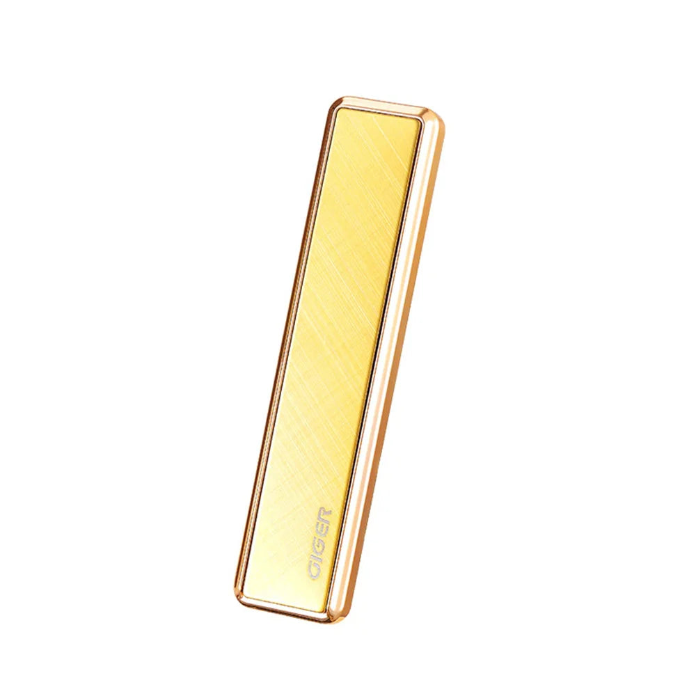Internet Celebrity Explosion Metal USB Rechargeable Tungsten Lighter Portable Windproof Cigarette Lighter Men's Gift Gadget