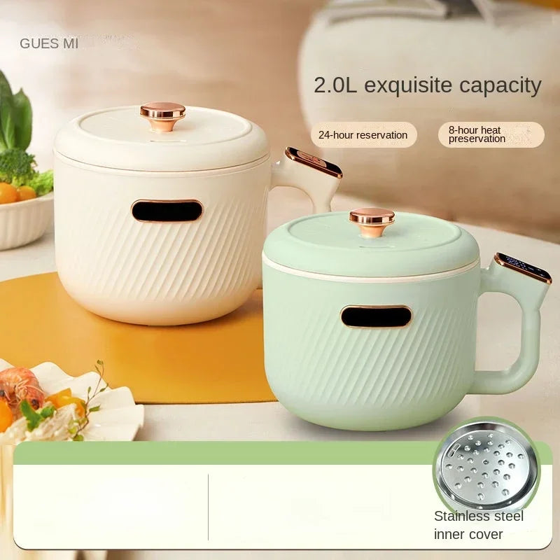 Quick, easy, and effortless cooking with this multifunctional electric pot. Excellent for dorms, homes, and more.
