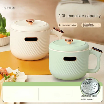 Quick, easy, and effortless cooking with this multifunctional electric pot. Excellent for dorms, homes, and more.