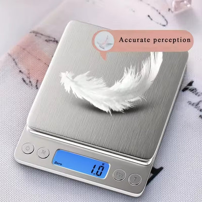 Mini Digital Scale, Professional Precision, Perfect Measurement in Seconds, perfect for weighing food or jewelry.