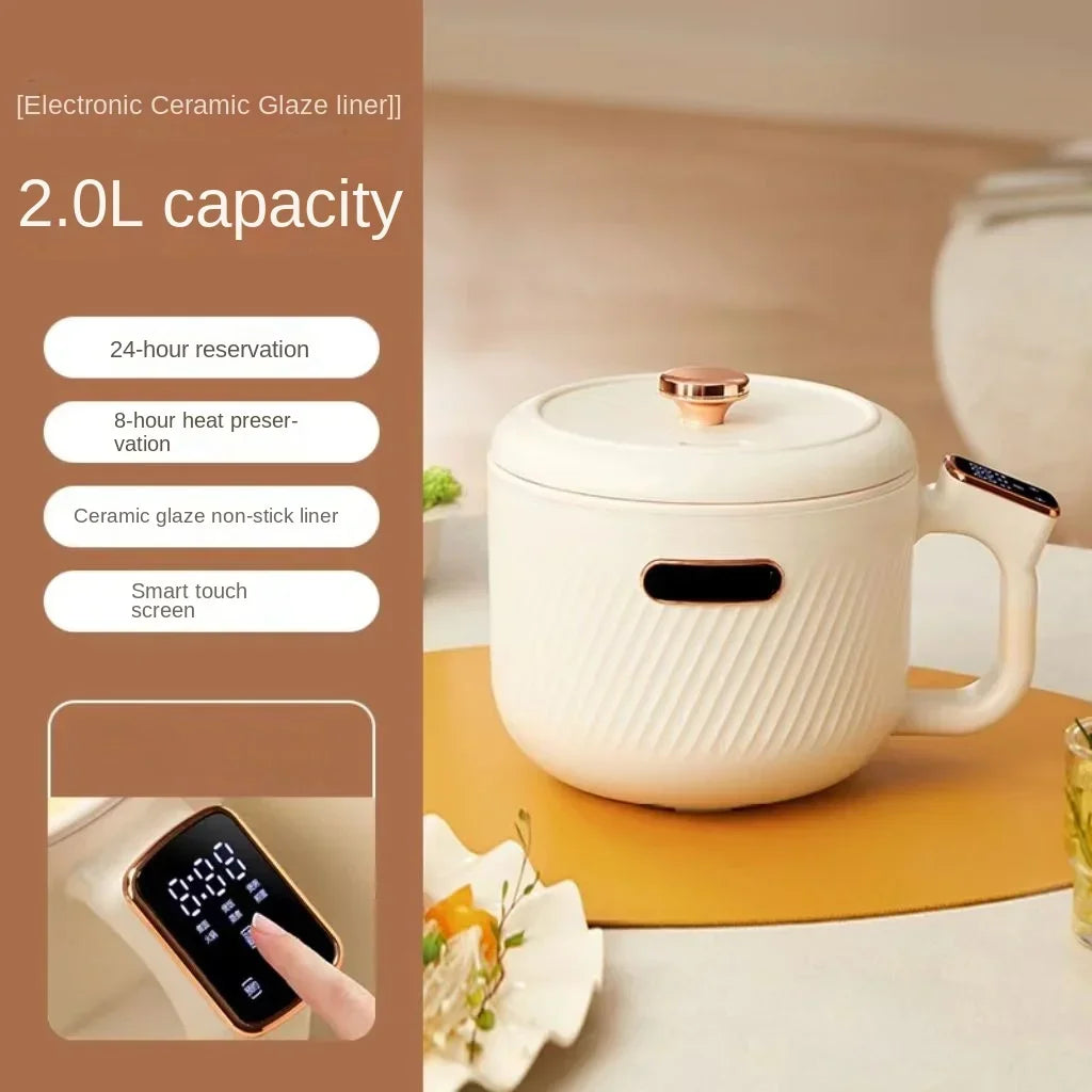 Quick, easy, and effortless cooking with this multifunctional electric pot. Excellent for dorms, homes, and more.