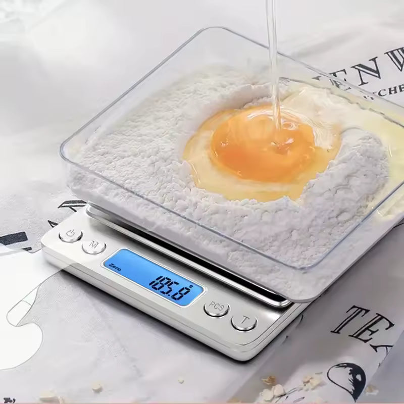 Mini Digital Scale, Professional Precision, Perfect Measurement in Seconds, perfect for weighing food or jewelry.