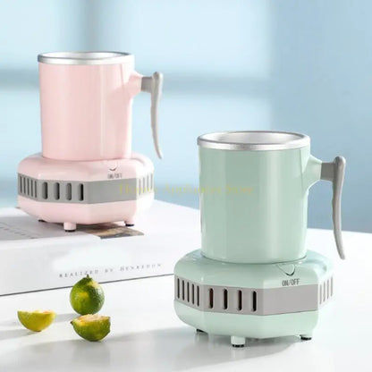 Enfriador eléctrico para tazas, cerveza, jugo, leche y café.
