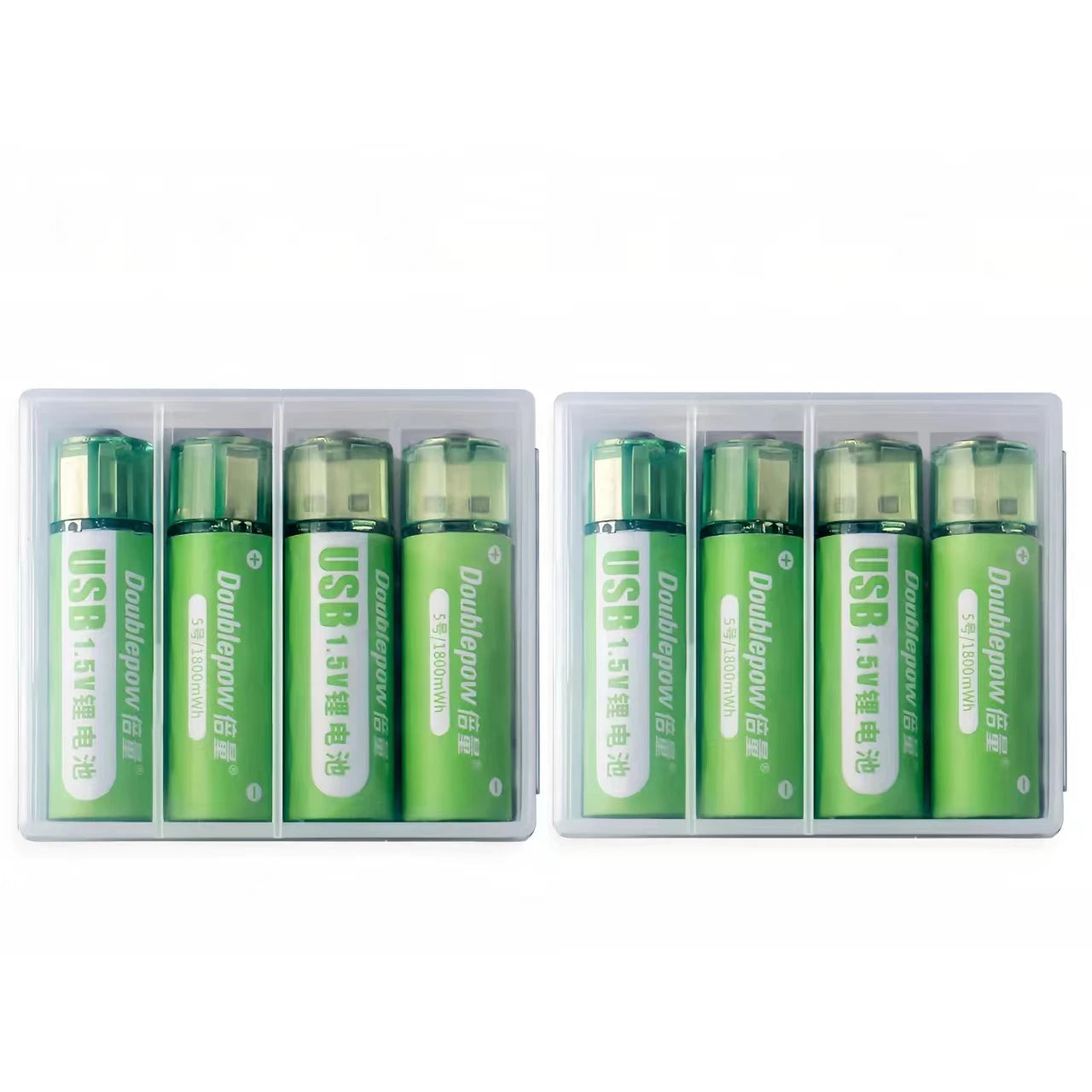 usb rechargeable battery set AA 1.5V 1400mwh constant voltage fast charging lithium battery