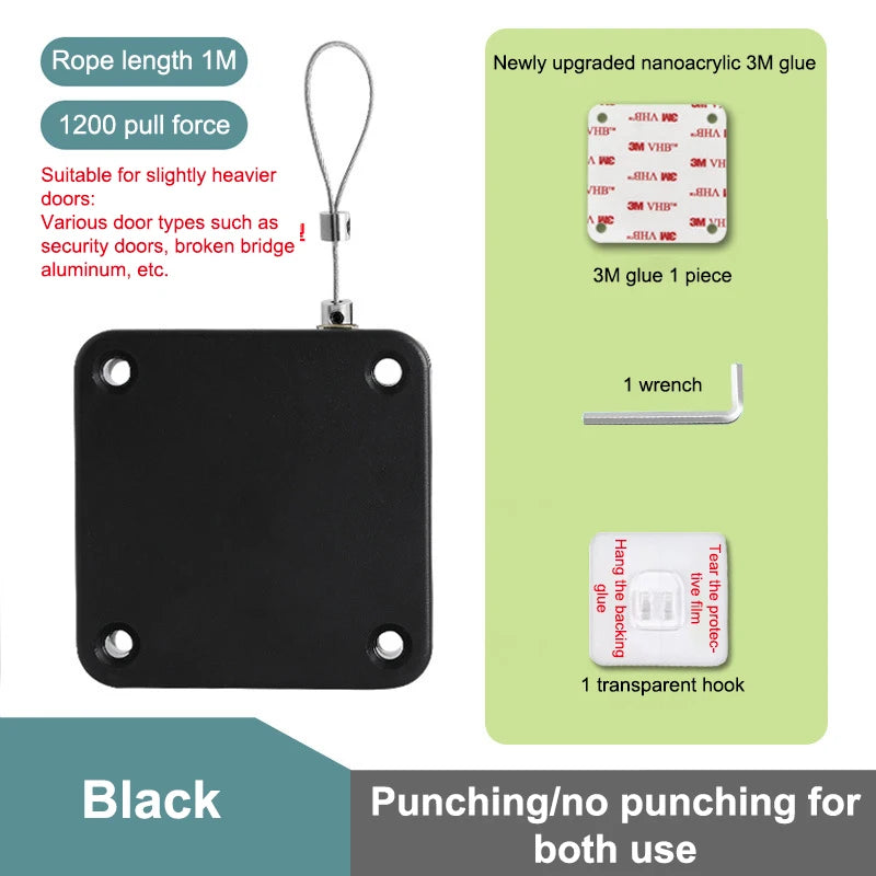 Smart door closer, guaranteed pulling power and comfort.