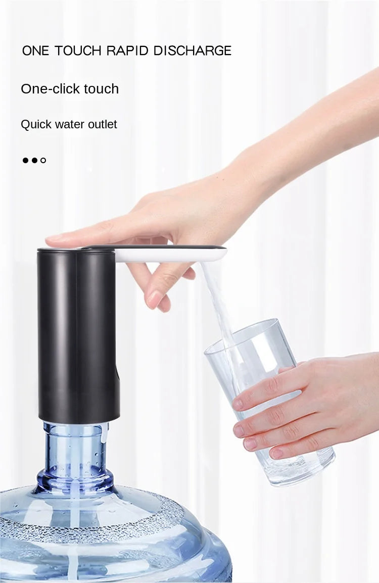 Automatic water dispenser, USB rechargeable, portable, electric, foldable, smart and very versatile