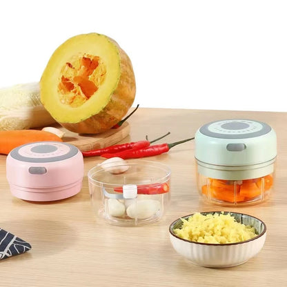 Portable Electric Garlic Masher Crusher 100ml Garlic Chopper Food Processor Kitchen Kitchen Gadgets Electric